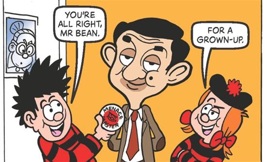 Mr Bean Takes Over Beano in Special Four-Issue Comic Collaboration